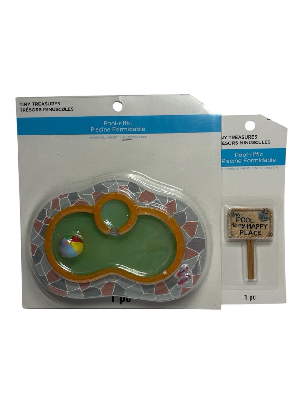 Tiny Treasures Pool-Riffic Mini Pool & Sign GU16